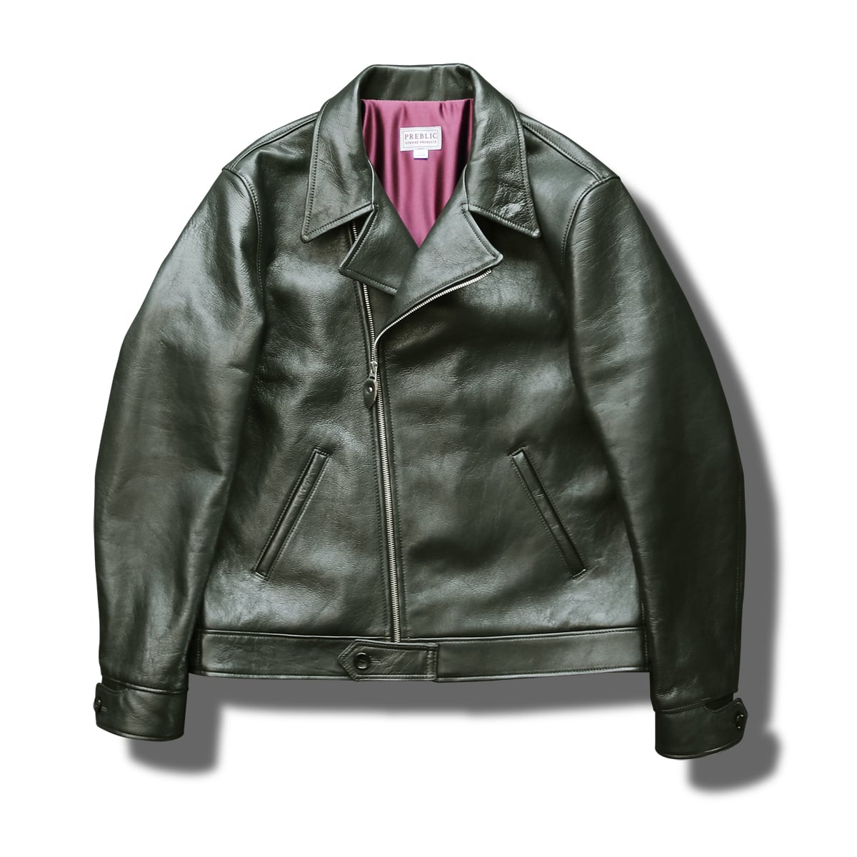 No.2 BACKET Sheepskin col.Dark Olive