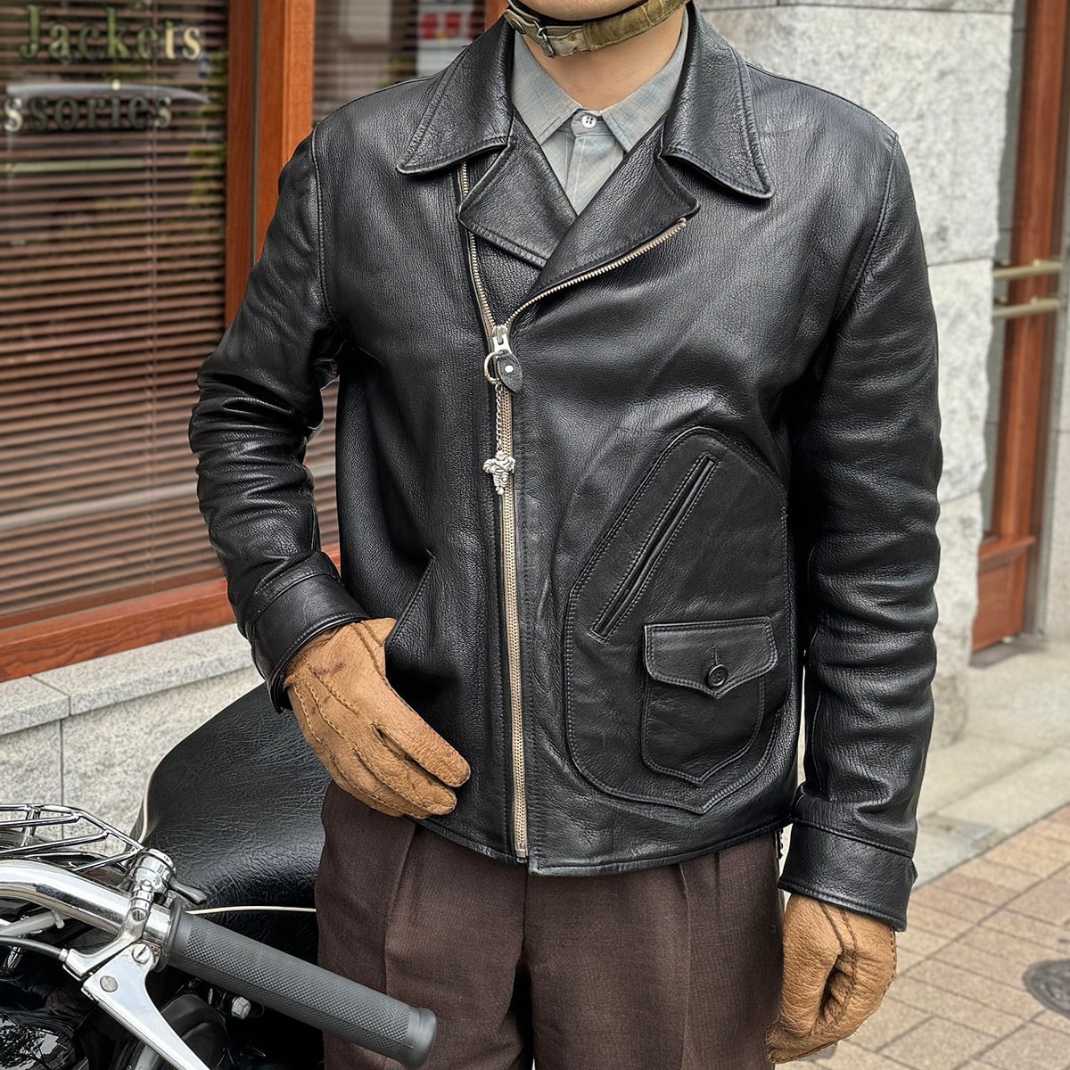 GRAIN Goatskin col.Black