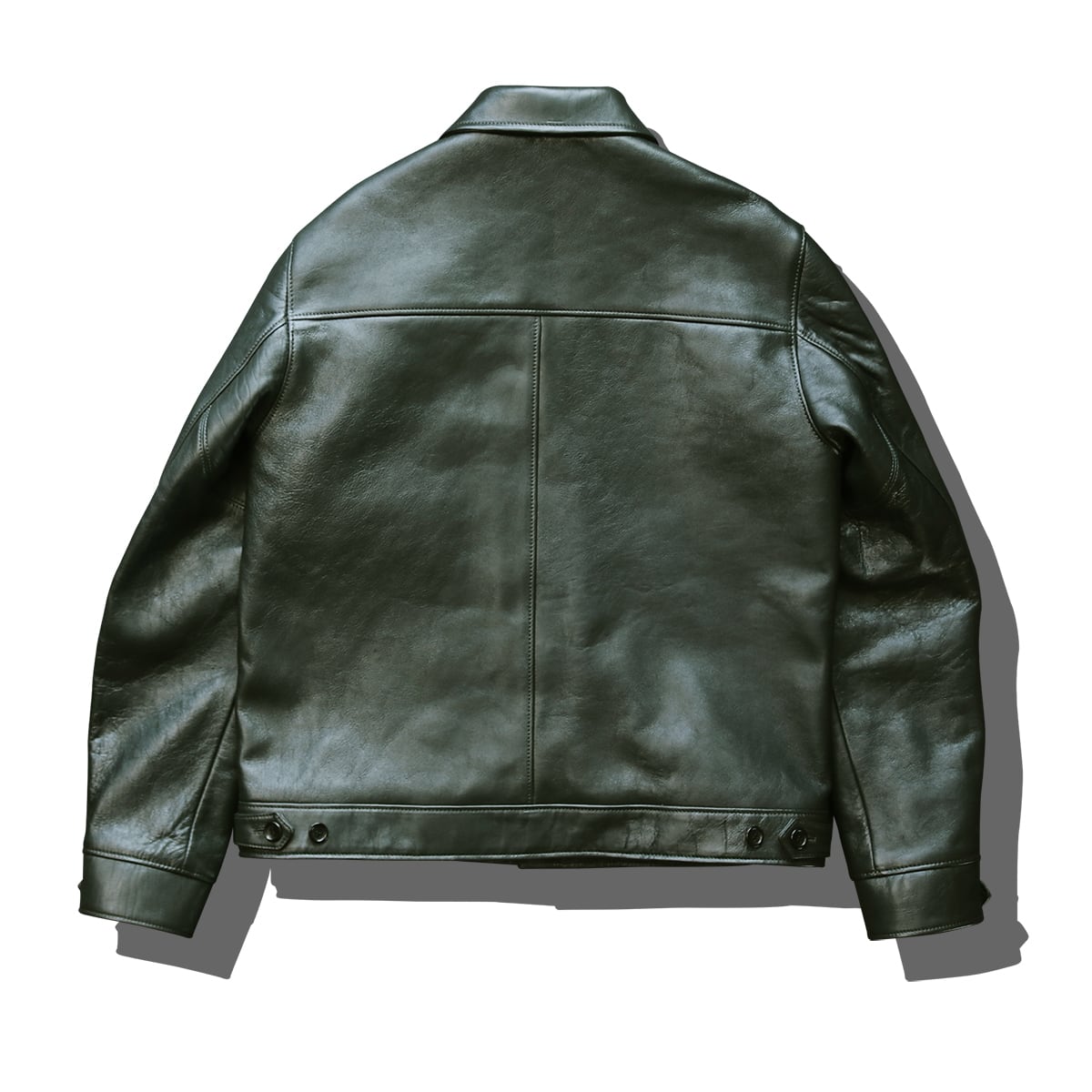 No.2 BACKET Sheepskin col.Dark Olive