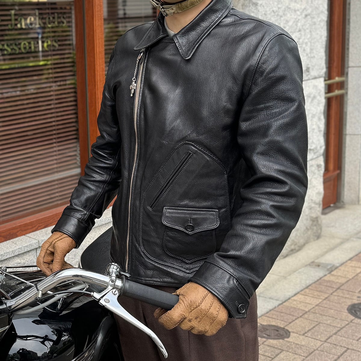 GRAIN Goatskin col.Black